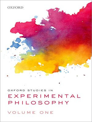 cover image of Oxford Studies in Experimental Philosophy, Volume 1